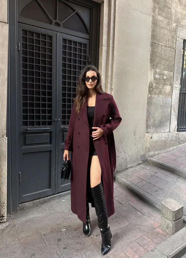 Xhaketë vishnje – Dark red jacket - 1