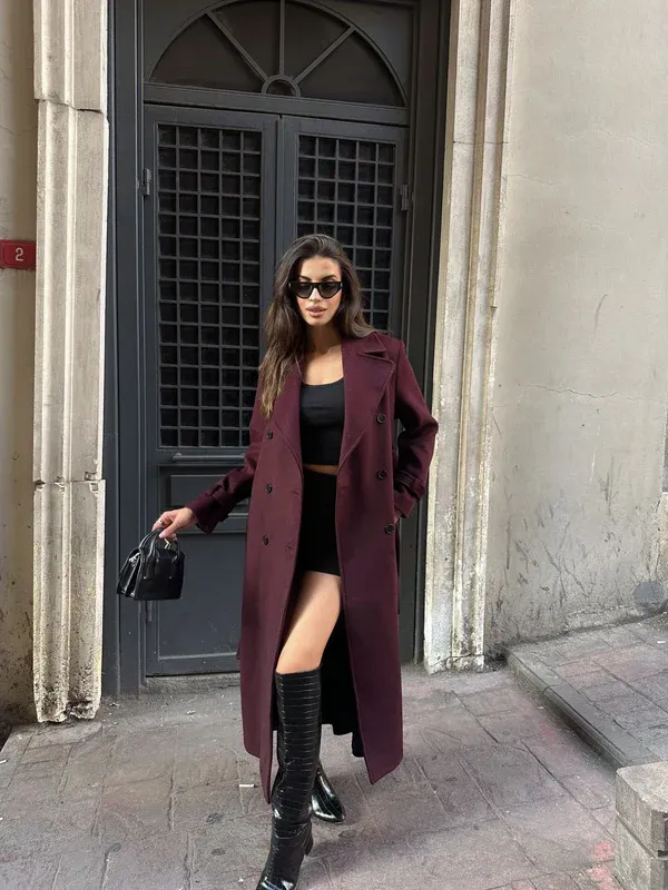 Xhaketë vishnje – Dark red jacket - 3