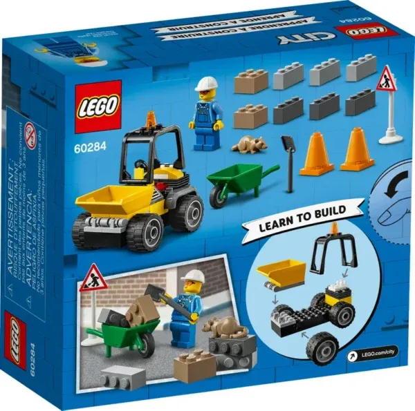 LEGO Roadwork Truck 60284 Lodër | Building Toy - 1
