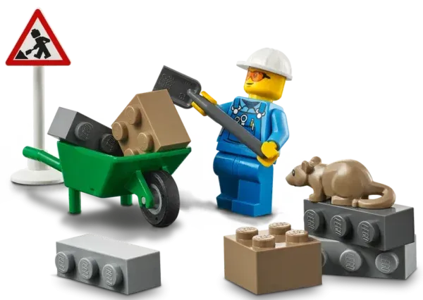 LEGO Roadwork Truck 60284 Lodër | Building Toy - 3