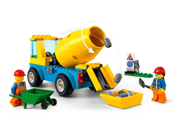 LEGO Cement Mixer Truck 60325 Lodër | Building Toy - 4