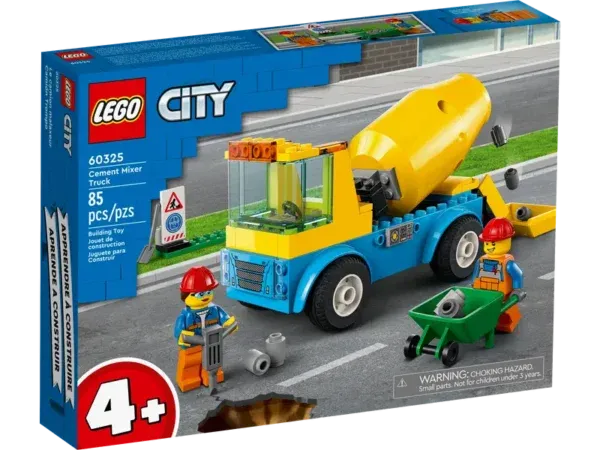 LEGO Cement Mixer Truck 60325 Lodër | Building Toy - 5