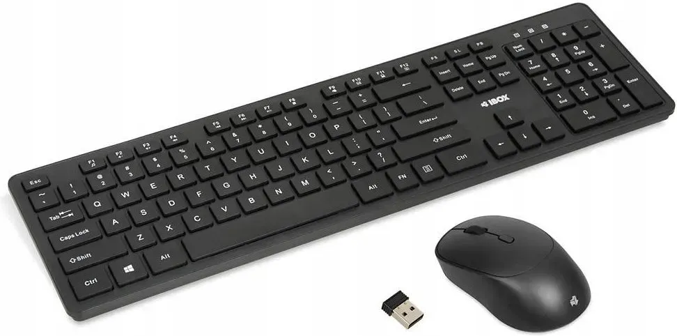 SET TASTIERE + MAUSE WIFI workstation pro kit IBOX IKM5010W - 1