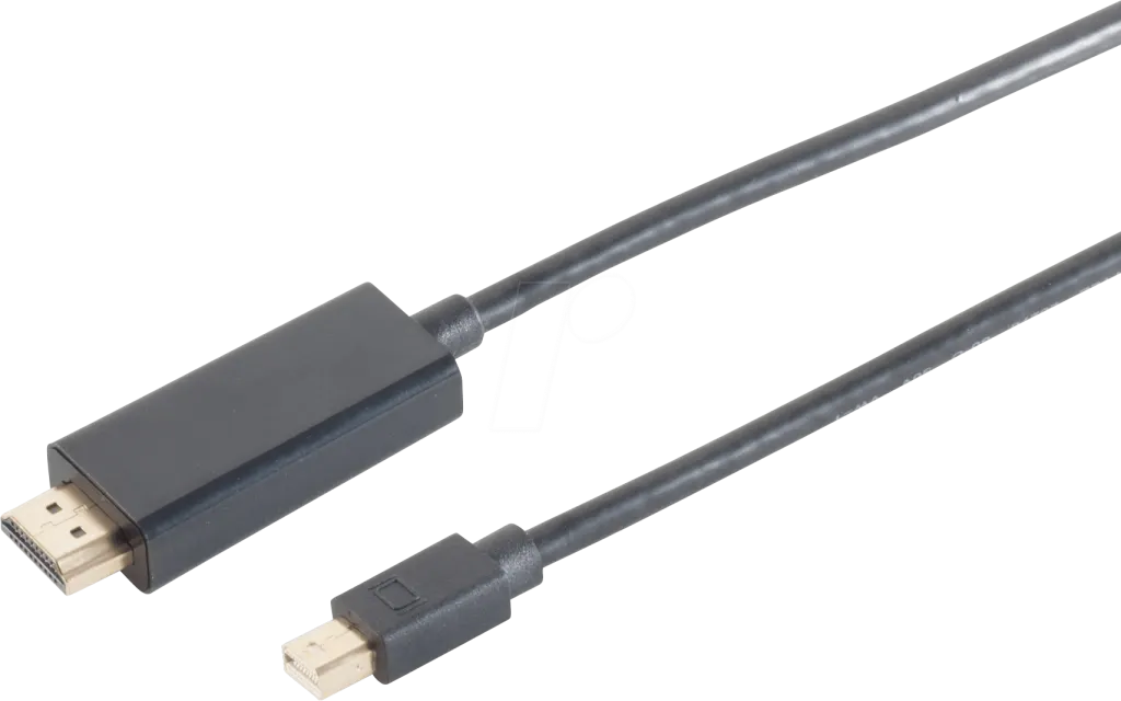 KABULL Mini DisplayPort 1.2 > HDMI (ST-ST) 2m Adapterkabel - 1