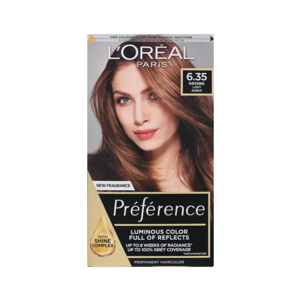 L’Oréal Paris Préférence 6.35 Havana – Light Amber - 1