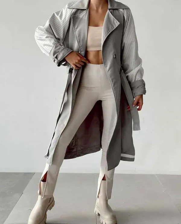 Xhaketë gri/nude – Grey/nude jacket - 1