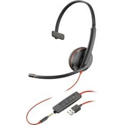 NDEGJUESE Poly Blackwire 3215 Monaural USB-A TAA - 1