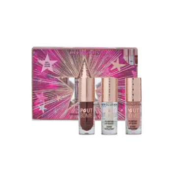 REVOLUTION POUT BOMB LIP GLOSS TRIO
