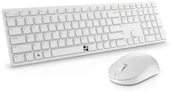 SET TASTIERE + MAUS WIRELEES Dell Pro KM5221W - US- White