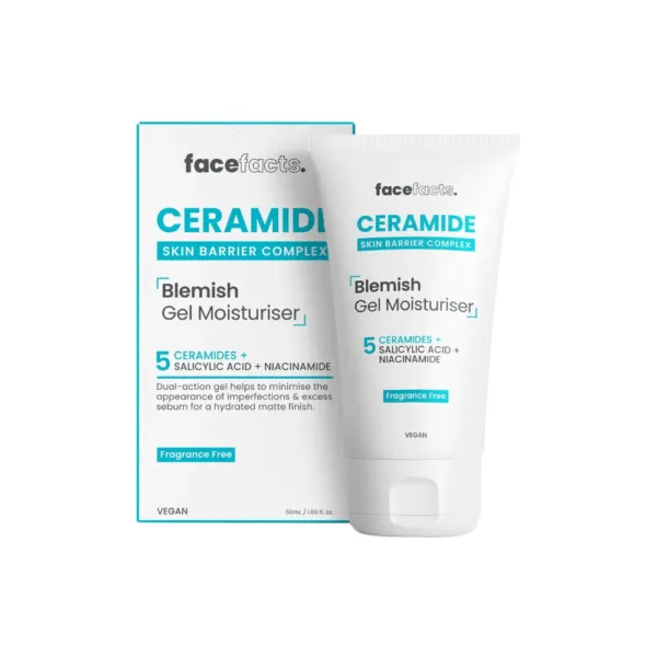 FACE FACTS CERAMIDE BLEMISH MOISTURISER GEL 50ML - 1