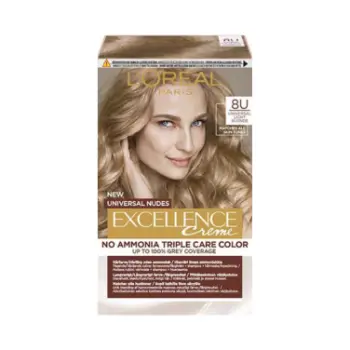 Bojë flokësh – L’Oréal Paris Excellence Universal Nudes 8U – Light Blond