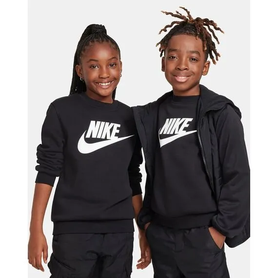 Duks Nike K Nsw Club Flc Crew Ls Hbr - 1