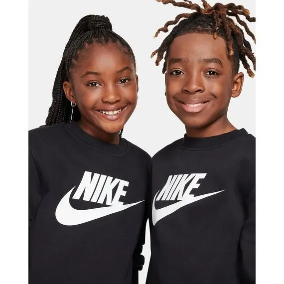 Duks Nike K Nsw Club Flc Crew Ls Hbr - 2