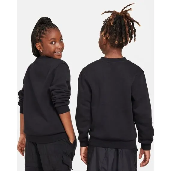 Duks Nike K Nsw Club Flc Crew Ls Hbr - 4