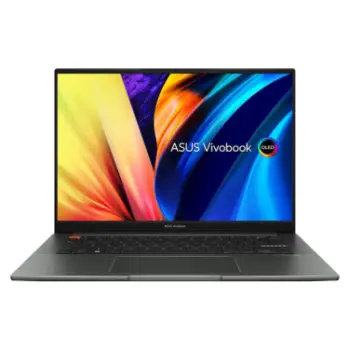 Laptop – ASUS Vivobook S 14X OLED (S5402) 90NB0X31-M003Y0 Intel Core i7-12700H 2.3GHz, 12GB, 512GB SSD, 14.5″OLED 2.8K(2880×1800), Intel Iris Xe, 802.11ax+BT, Cam+Mic, Midnight Black, Win11