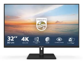 MONITOR Philips 32E1N1800LA LED 31.5" 4K Ultra HD VA LCD 60 Hz