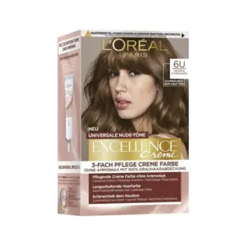 Bojë flokësh – L’Oréal Paris Excellence Universal Nudes 6U – Dark Blond