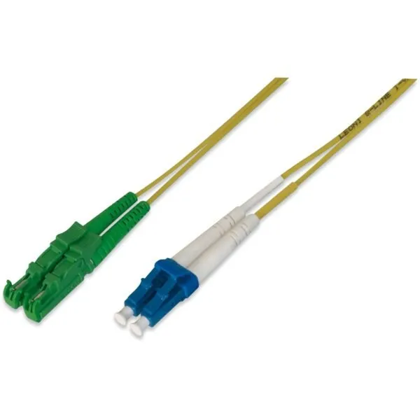 Aksesorë për Rrjet DIGITUS LWL Patch Cable E2000 → LC 1.00m Singlemode Duplex - 1