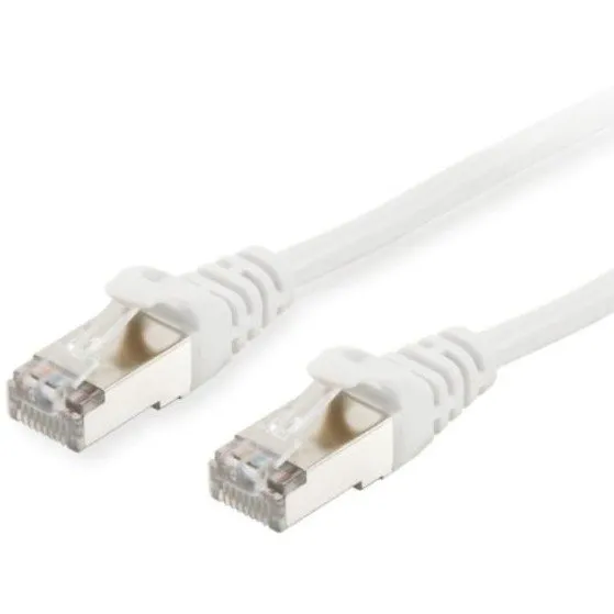 Kabllo UTP Equip Cat6A S/FTP Patch Cable 1.50m / RJ45 to RJ45 / White / LSZH / Shielded / Polybag - 1