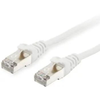 Kabllo UTP Equip Cat6A S/FTP Patch Cable 1.50m / RJ45 to RJ45 / White / LSZH / Shielded / Polybag