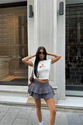 Fund gri – Grey skirt