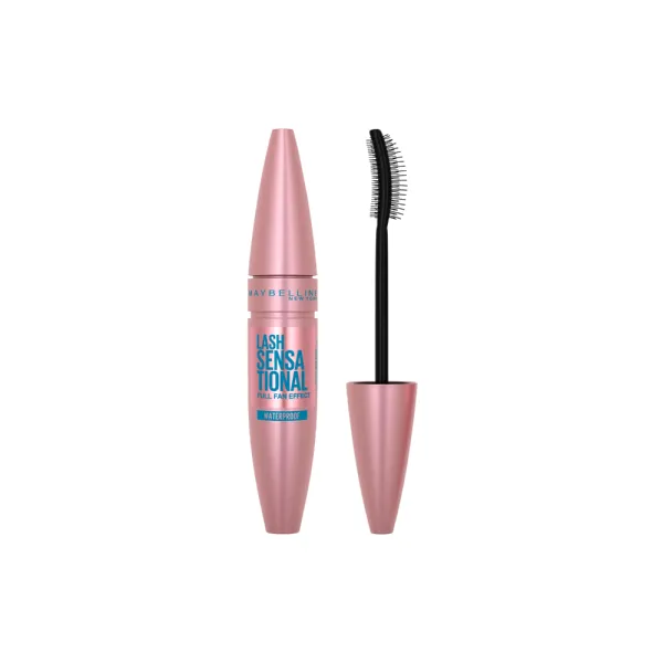 Maskarë-MAYBELLINE LASH SENSATIONAL BLACK WATERPROOF MASCARA - 1