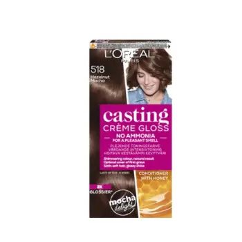 Ngjyrë flokësh-L’Oréal Paris Casting Crème Gloss 518 Hazelnut Mocha