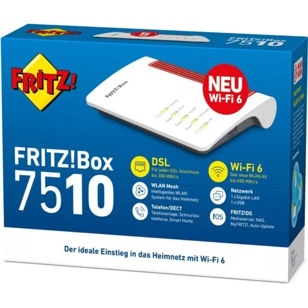 Ruter AVM Fritz!Box 7510 - 3