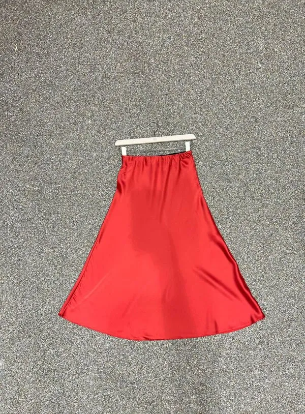 Fund i kuq/nude – Red/nude skirt - 1