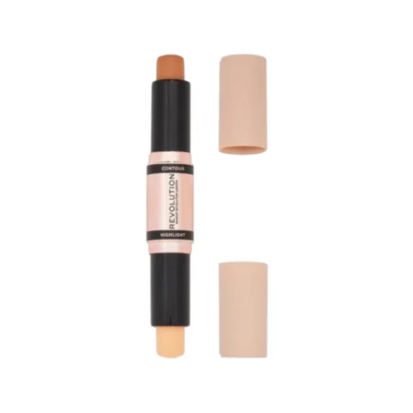 REVOLUTION CONTOUR AND HIGHLIGHTER DUO STICK FAST BASE MEDIUM - 1