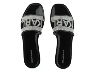 Karl Lagerfeld Pantofla te hapura- Jelly Iii Sparkle Cut-out