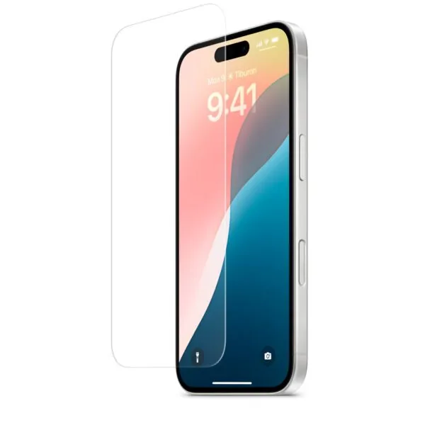 Clear Tempered Glass for Apple iPhone 16 / 15 - 1