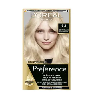 Ngjyrë flokësh – L’Oréal Paris Excellence 9.1 – Blond Très Clair Cendré