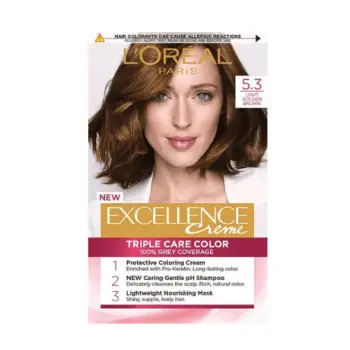 Ngjyrë flokësh – L’Oréal Paris Excellence 5.3 – Châtain Clair Doré