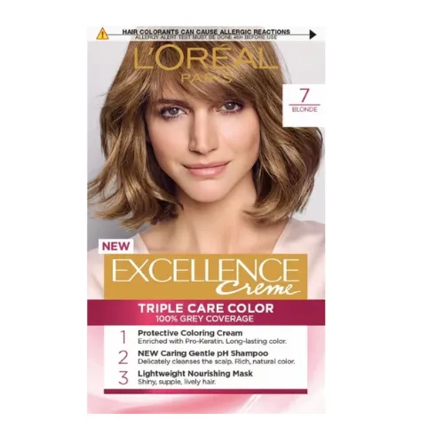 Ngjyrë flokësh – L’Oréal Paris Excellence 7 – Blond - 1