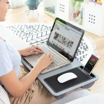 Deskion – Tavolinë portative për laptop me XL Cushion