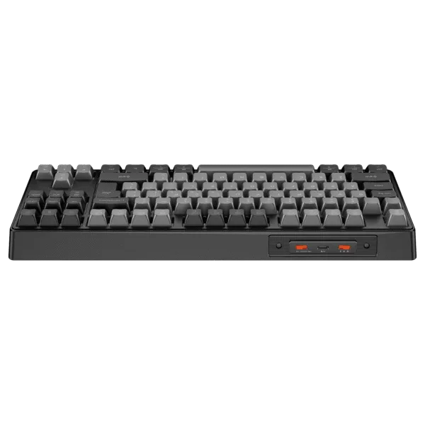 Tastierë Gaming Meetion MK14 Mechanical / Type-C / +2.4G+Bluetooth RGB Backlit / 4000mAh / US / e zezë - 3