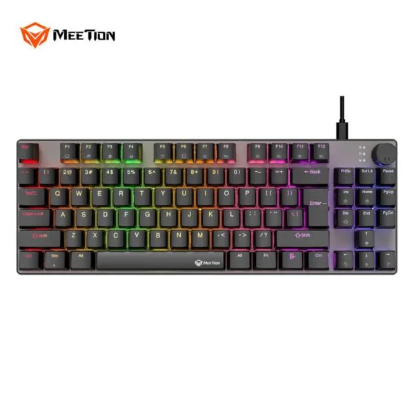 Tastierë Gaming Meetion MK008 Pro Mechanical / Red Switch / USB / US / e zezë - 1