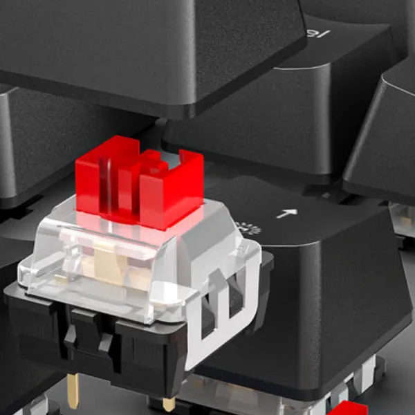 Tastierë Gaming Meetion MK008 Pro Mechanical / Red Switch / USB / US / e zezë - 2