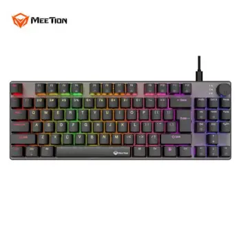Tastierë Gaming Meetion MK008 Pro Mechanical / Red Switch / USB / US / e zezë