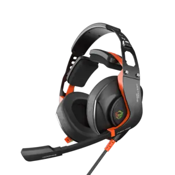 Kufje Gaming Meetion HP099 7.1 Surround Sound / RGB BACKLIT / USB / Zi dhe Portokalli