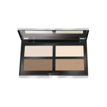 PUPA Compact Contouring & Strobing Palette 001 – Paletë Profesionale për Theksim & Modelim të Fytyrës