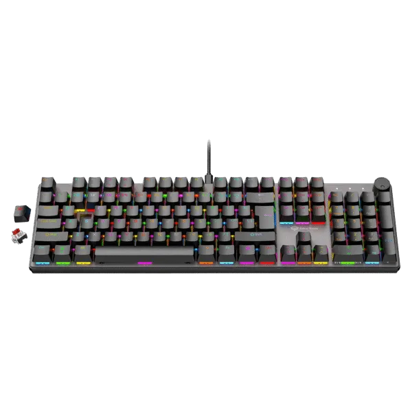 Tastierë Gaming Meetion MK009 Pro Mechanical / Red Switch / RGB / Anti-Ghosting / US / e zezë - 1