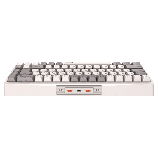 Tastierë Gaming Meetion MK12-01 65% Tri-Mode Mechanical / 2.4G Bluetooth / US / e Bardhë dhe Gri - 3