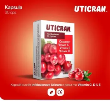 Utican – Suplement Natyral Për Shëndetin e Traktit Urinar