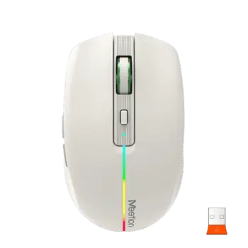 Maus pa Kabllo Meetion BTM002-02 Khaki Dual Mode / 2.4G / Bluetooth / USB Type-C / e krem
