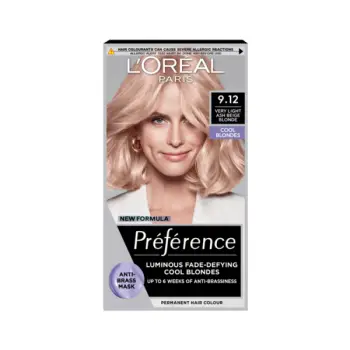 Ngjyrë e flokëve-L’Oréal Paris Préférence 9.12 Siberia – Very Light Ash Beige Blonde