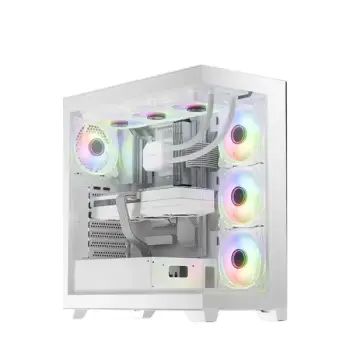 Pc Gaming Kubik D4 – Ryzen 7 9800X3D, RTX 5070 12GB, 32GB DDR5, 1TB NVMe, Liquid Cooling, 750W, Case White