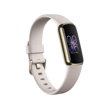 Matës aktiviteti FitBit Luxe, i artë/bardhë