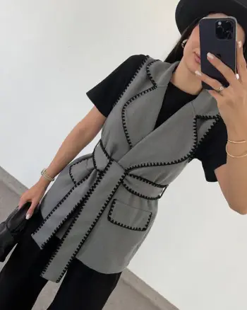 Bluzë gri – Grey blouse
